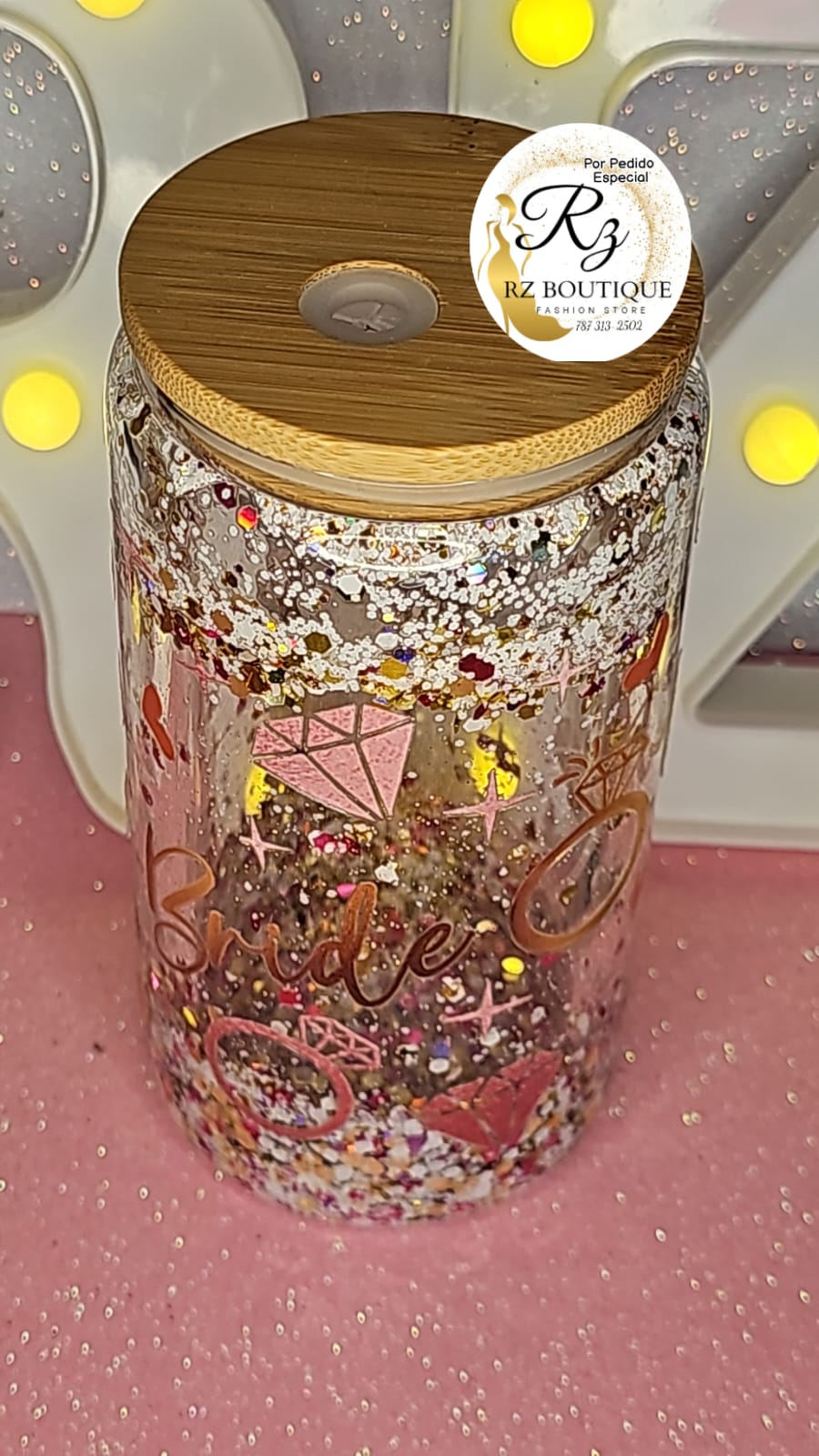 Vaso Cristal Motivo Bride