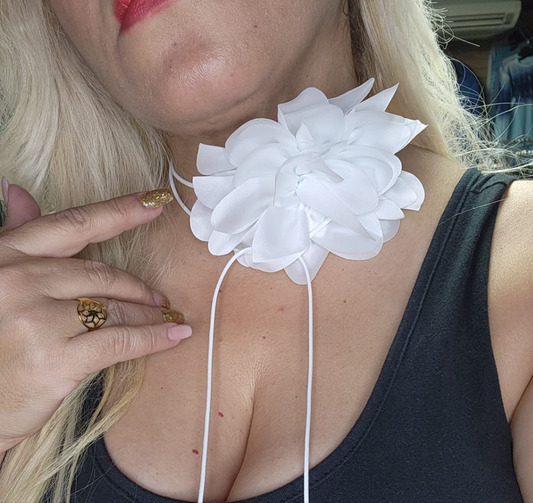 Flor Tirantes Blanco