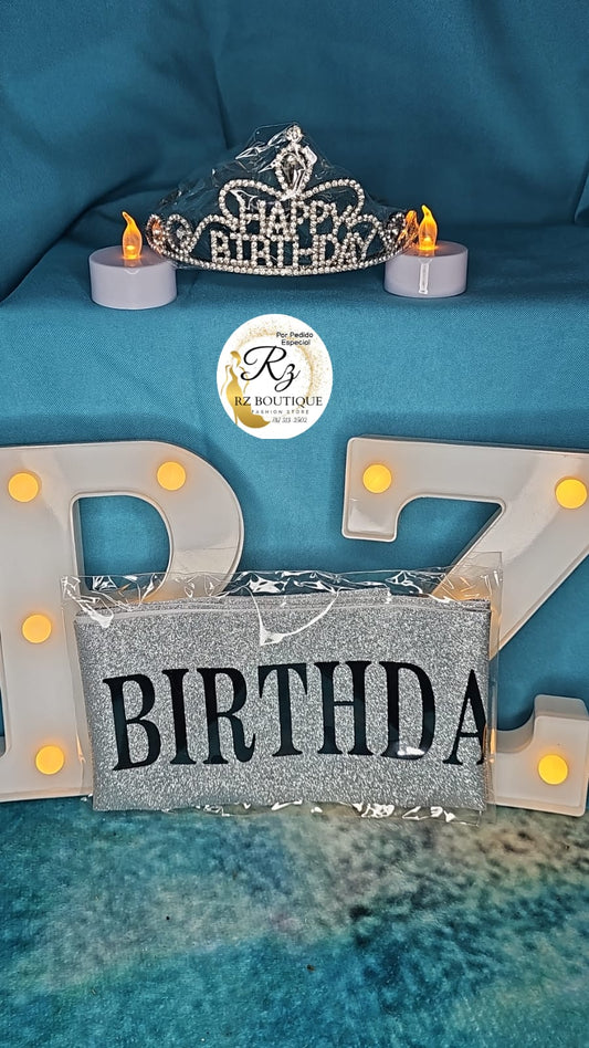 Two Pieces Birthday Silver