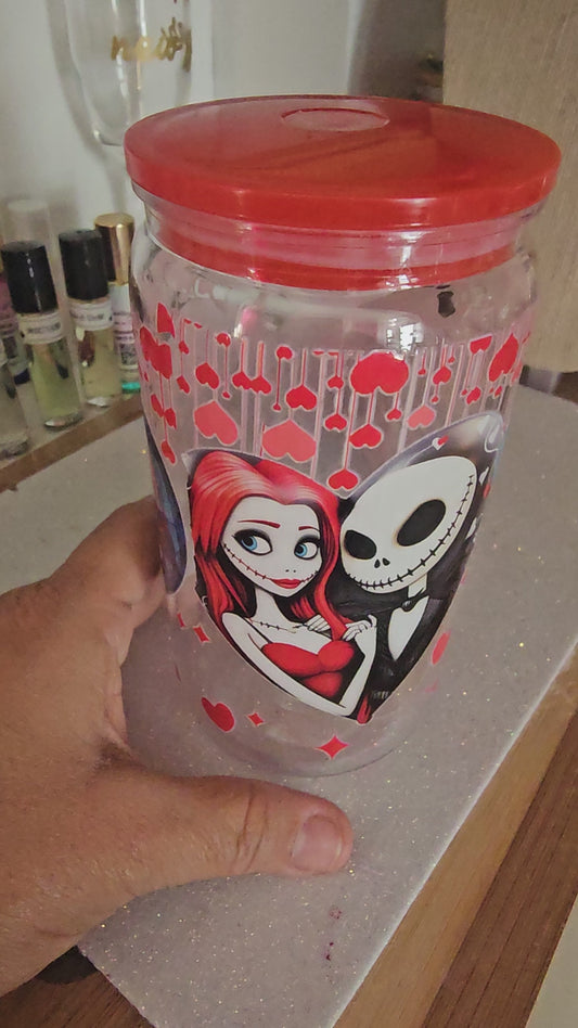 Vaso Velentine Plastico