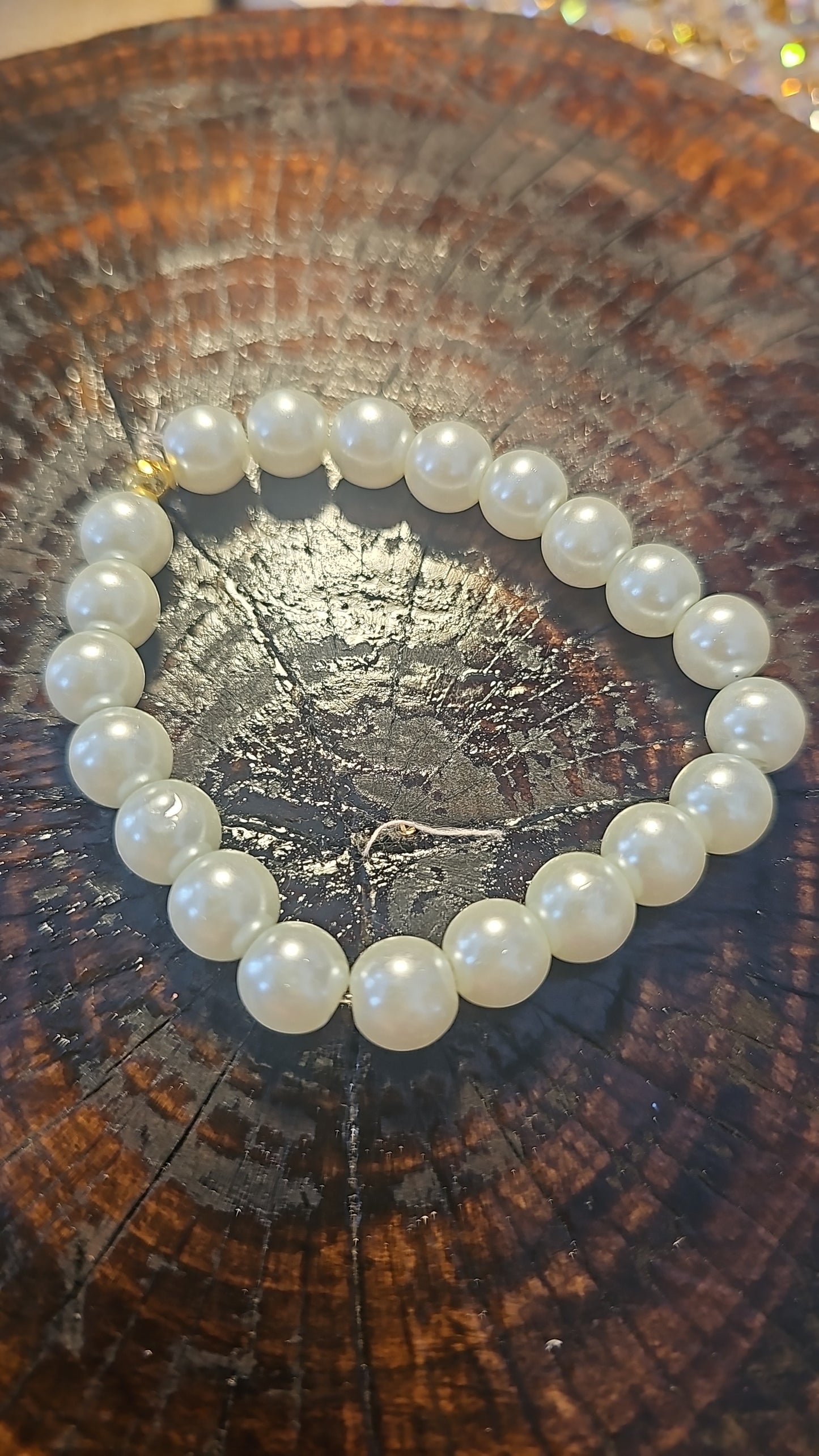 Pulsera en Simulación Perlas