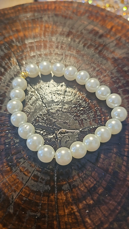 Pulsera en Simulación Perlas