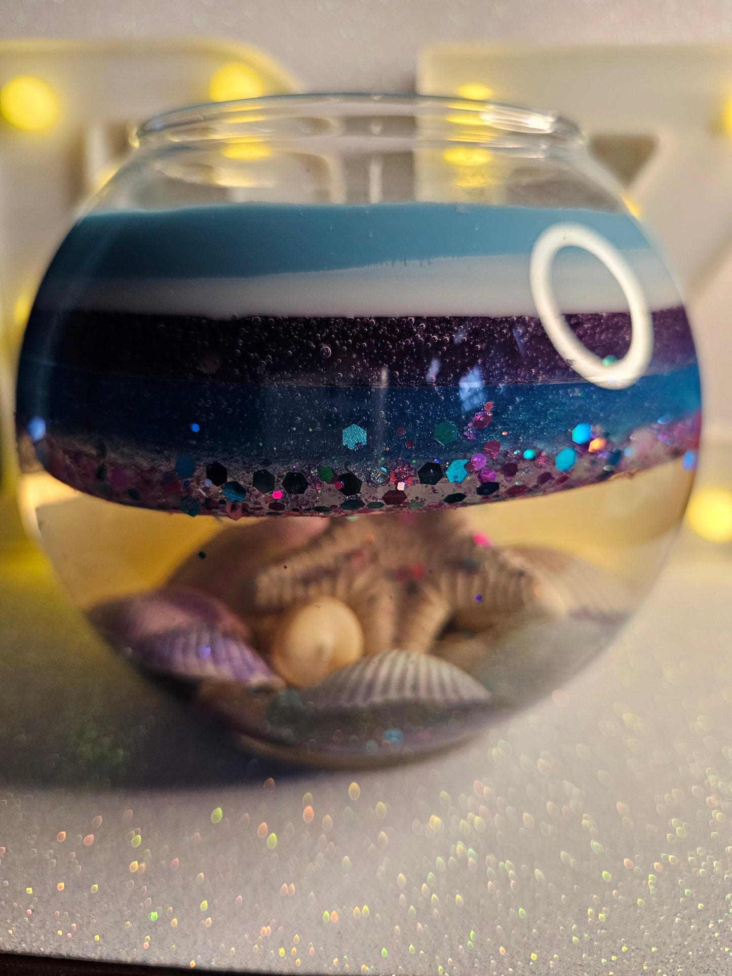 Vela Ocean Purple con Agua