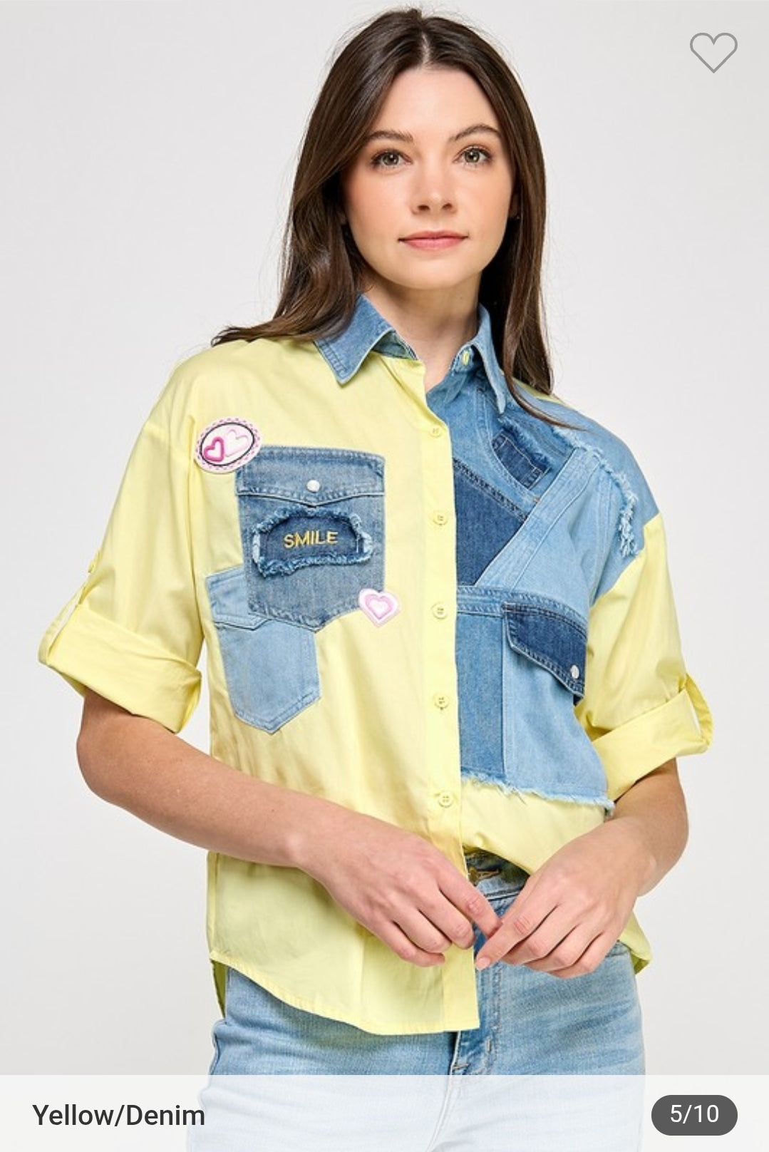 Denim Color Block