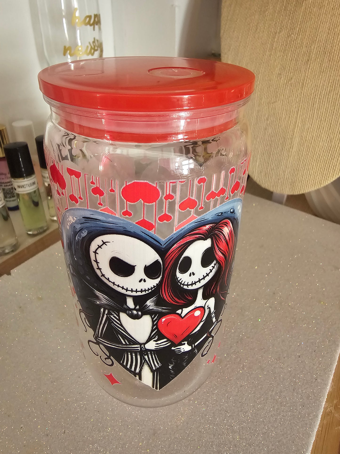 Vaso Velentine Plastico