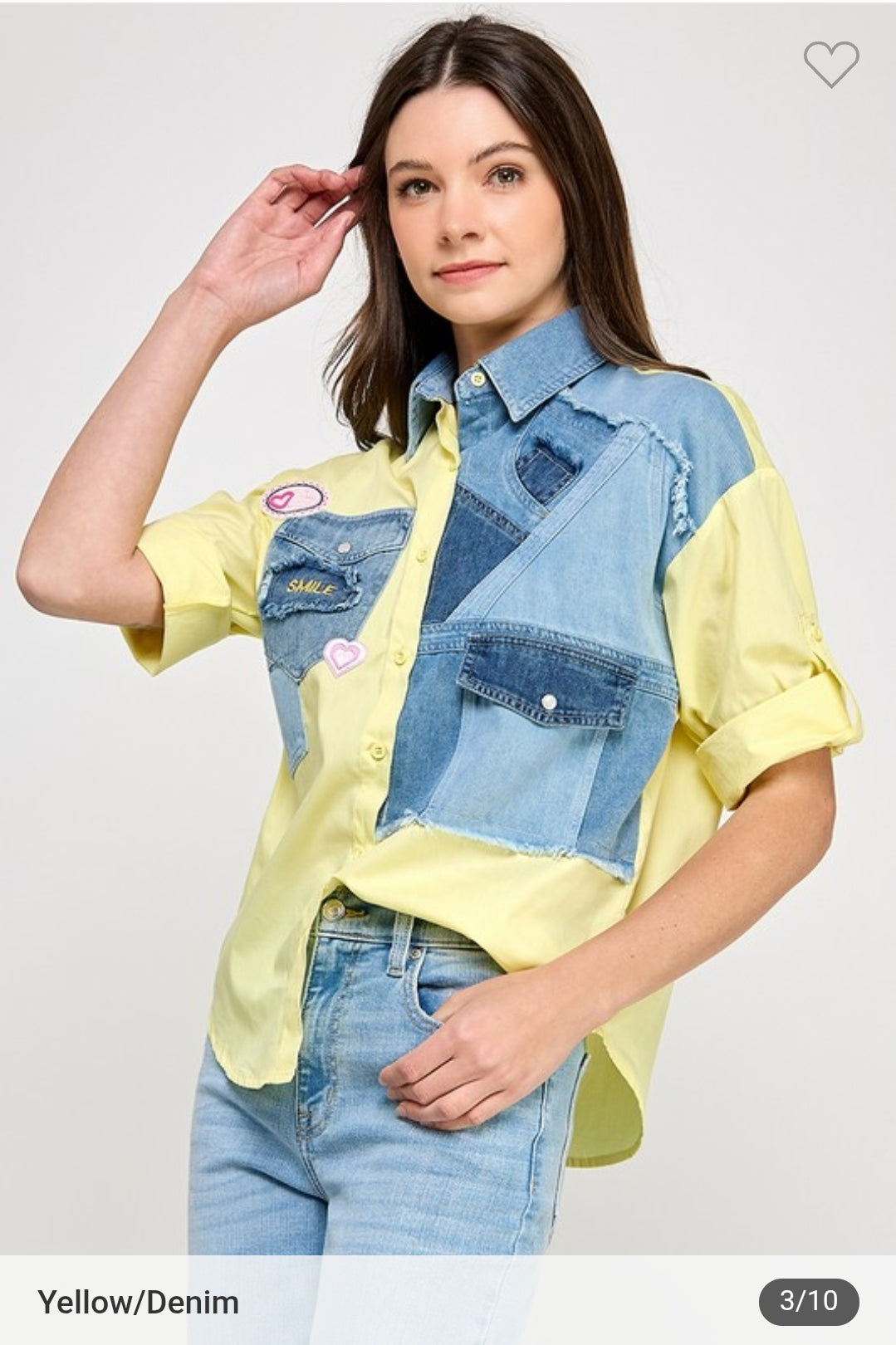 Denim Color Block