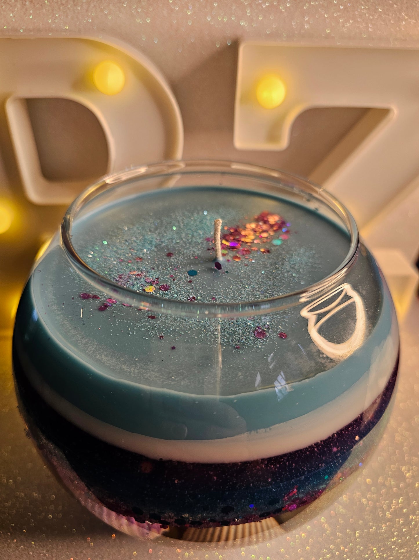 Vela Ocean Purple con Agua